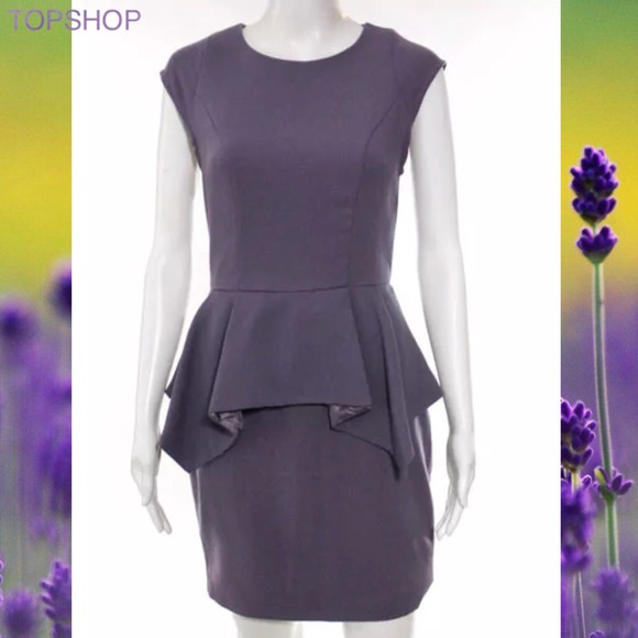 topshop purple dress